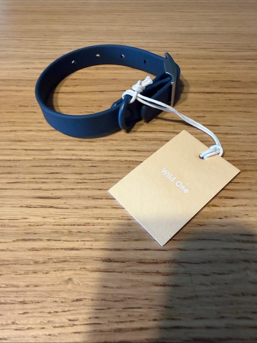 Wild One Dog Collar. Blue. Small.